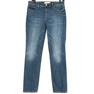 Gap 1969 Real Straight Blue Faded‎ Wash Classic Jeans Womens Size 29 Short